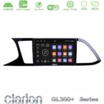 Clarion GL300+ Series 4Core Android ClarionOS 4+64GB  Seat Leon 2013 – 2019 Navigation Multimedia Tablet 9"
