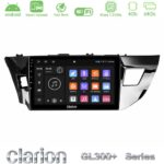 Clarion GL300+ Series 4Core Android ClarionOS 4+64GB  Toyota Corolla 2014-2016 Navigation Multimedia Tablet 9"