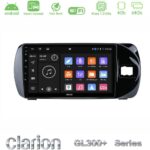 Clarion GL300+ Series 4Core Android ClarionOS 4+64GB Toyota Yaris (Vitz) 2015-2020 RHD Navigation Multimedia Tablet 9"