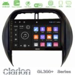 Clarion GL300+ Series 4Core Android ClarionOS 4+64GB  Toyota RAV4 2001-2005 (Auto A/C) Navigation Multimedia Tablet 9"