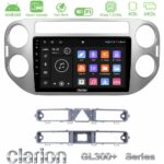 Clarion GL300+ Series 4Core Android ClarionOS 4+64GB  VW Tiguan Navigation Multimedia Tablet 9"