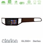 Clarion GL300+ Series 4Core Android ClarionOS 4+64GB  VW Sportsvan 2014-2020 Navigation Multimedia Tablet 9" (Ξύλινη απόχρωση)