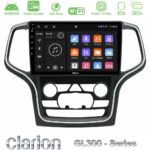 Clarion GL300 Series 4Core Android ClarionOS 2+32GB Jeep Grand Cherokee 2014-2020 Navigation Multimedia Tablet 10" Με Carplay & Android Auto