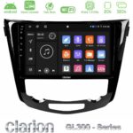 Clarion GL300 Series 4Core Android ClarionOS 2+32GB Nissan Qashqai J11 (AUTO A/C) Navigation Multimedia Tablet 10" Με Carplay & Android Auto