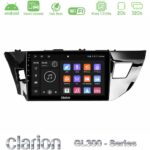 Clarion GL300 Series 4Core Android ClarionOS 2+32GB Toyota Corolla 2014-2016 Navigation Multimedia Tablet 10" Με Carplay & Android Auto