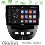 Clarion GL300 Series 4Core Android ClarionOS 2+32GB Toyota Aygo/Citroen C1/Peugeot 107 Navigation Multimedia Tablet 10" Με Carplay & Android Auto