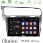 Clarion GL300 Series 4Core Android ClarionOS 2+32GB VW GOLF 7 Navigation Multimedia Tablet 10" Με Carplay & Android Auto