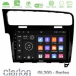 Clarion GL300 Series 4Core Android ClarionOS 2+32GB VW GOLF 7 Navigation Multimedia Tablet 10" Με Carplay & Android Auto