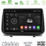 Clarion GL700 Series 8Core Android ClarionOS 4+64GB Renault Clio 2005-2012 Navigation Multimedia Tablet 9" Με Carplay & Android Auto