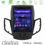 Clarion GL300 Tesla Series Android OS 8Core 4+64GB Ford Fiesta 2012-2016 Navigation Multimedia Tablet 9.7"