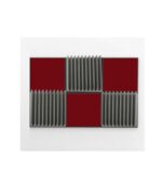 EQ Acoustics Πακέτο Αφρώδη Ηχοαπορροφητικά και Spray Βενζινόκολλας Burgundy / 2,16 τ.μ. (Σετ) - Image 2