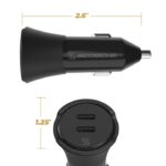 Scosche CPDCC40-SP Dual-Port USB-C® Car Charger - Image 4