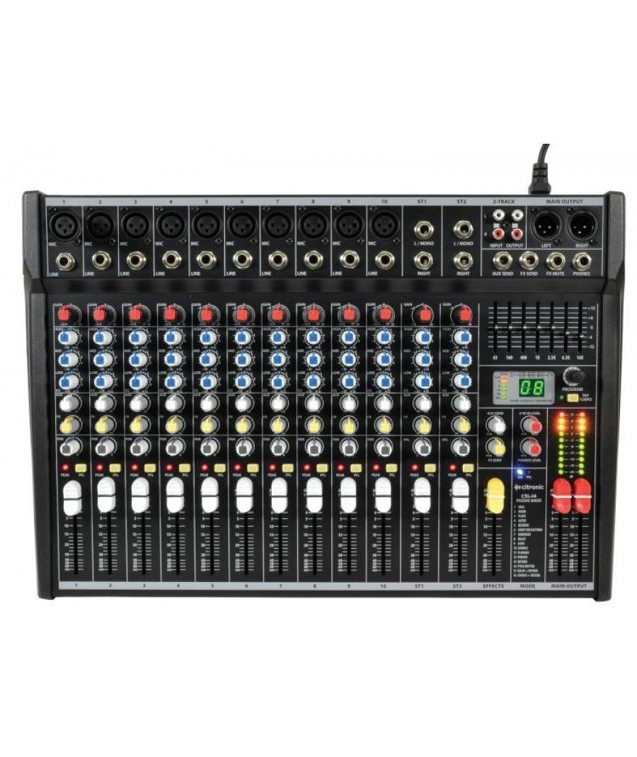 Citronic CSL-14 Compact Κονσόλα Μίξης Με DSP 14 Input *ΤΕΛΕΥΤΑΙΟ ΤΕΜΑΧΙΟ
