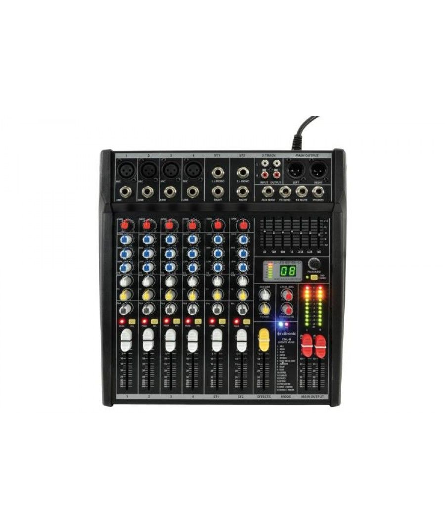 Citronic CSL-8 Compact Κονσόλα Μίξης με DSP 8 Input *ΤΕΛΕΥΤΑΙΟ ΤΕΜΑΧΙΟ