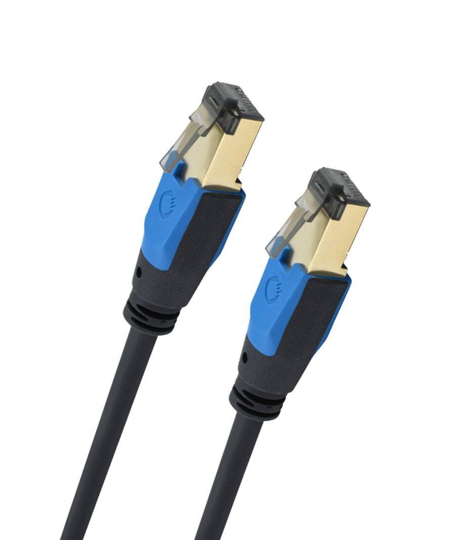Oehlbach Giga Καλώδιο Streaming και Δικτύου Cat 8.1 2m Black