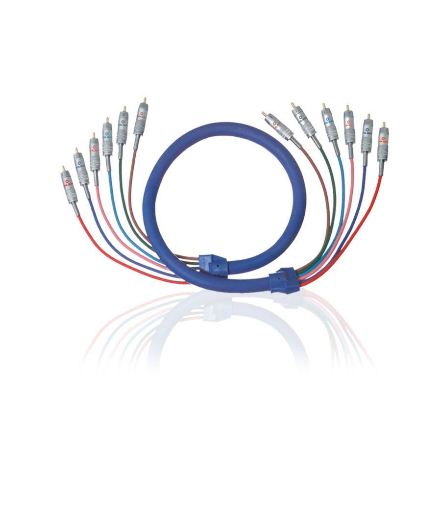 Oehlbach Blue Magic 5.1 FL Καλώδιο Ήχου Phono 6 x RCA 1.5m Blue (Τεμάχιο)