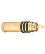Oehlbach Hyper Cut Cool Gold Βύσμα RCA 11mm (4 Τεμάχια)