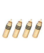 Oehlbach Hyper Cut Cool Gold Βύσμα RCA 11mm (4 Τεμάχια) - Image 2