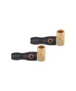 Oehlbach Transmission Shift F High quality F-connector male/male angled Black (2 Τεμάχια)