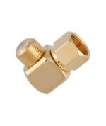 Oehlbach Transmission Shift F High quality F-connector male/male angled Black (2 Τεμάχια) - Image 2