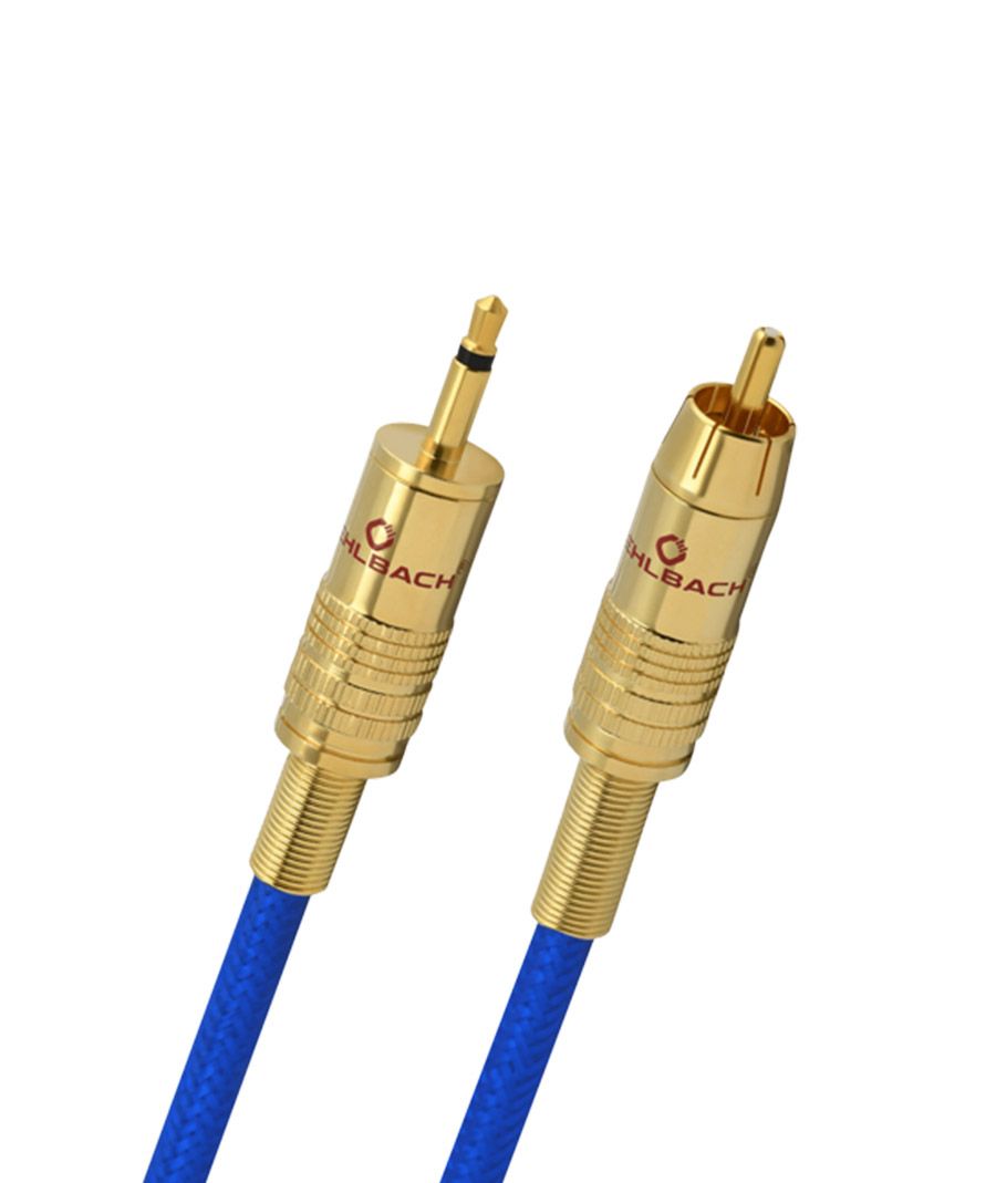 Oehlbach NF 113 Ψηφιακό Καλώδιο Ήχου 3.5mm - RCA 5m Blue (Τεμάχιο)