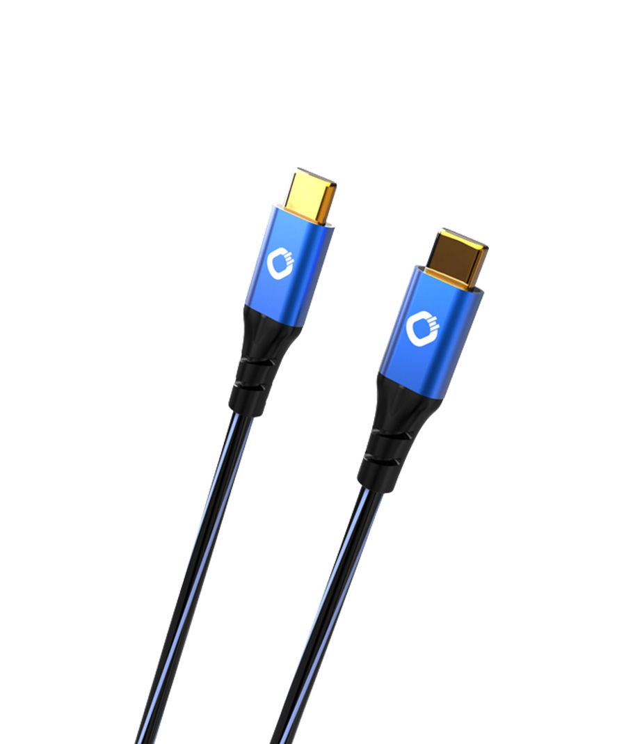 Oehlbach USB Plus CC Καλώδιο USB 3.1 Type C - Type C 0.50m Blue (Τεμάχιο)