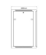 Adastra RC18U600 19" Rack Cabinet 18U x 600mm Deep (Τεμάχιο) - Image 4