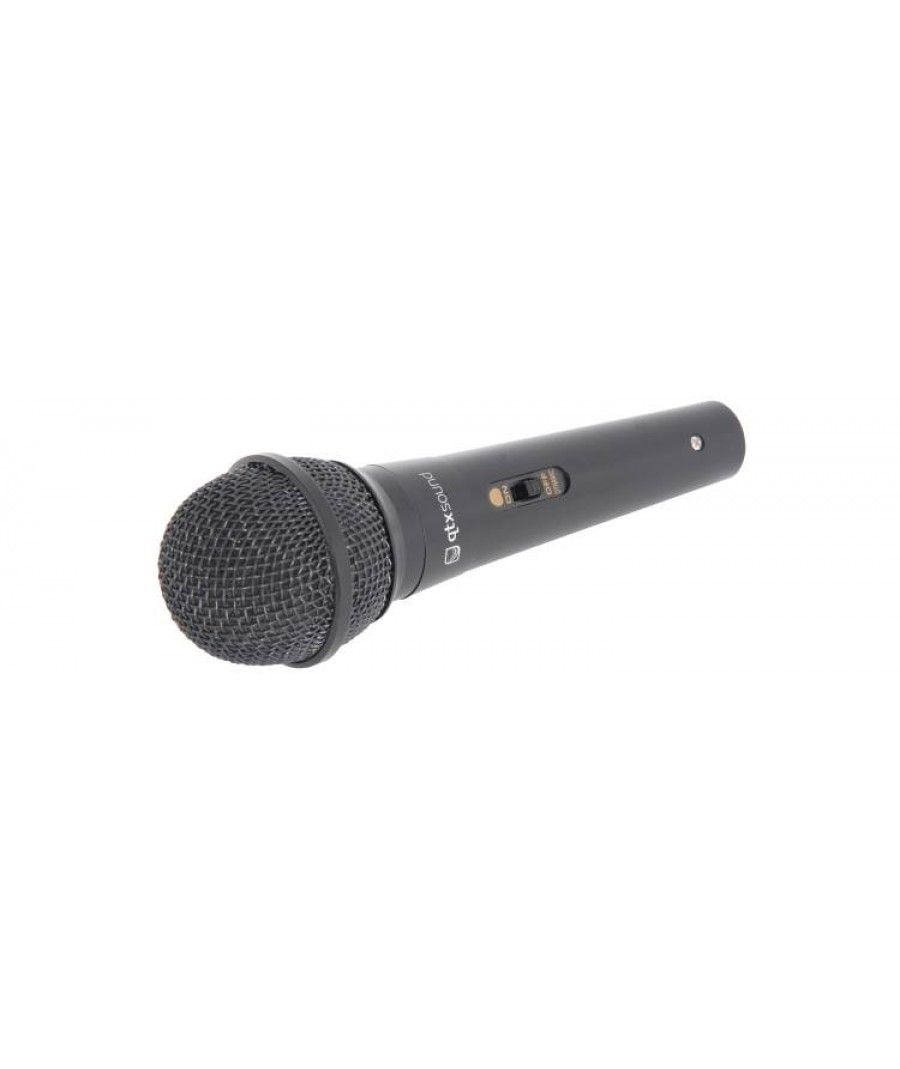 Qtx DM11 Δυναμικό Ενσύρματο Μικρόφωνο Χειρός Μαύρο (Τεμάχιο)