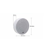 DSPPA DSP5311 Ηχείο Οροφής 6.5'' 6W RMS Λευκό (Τεμάχιο) - Image 2