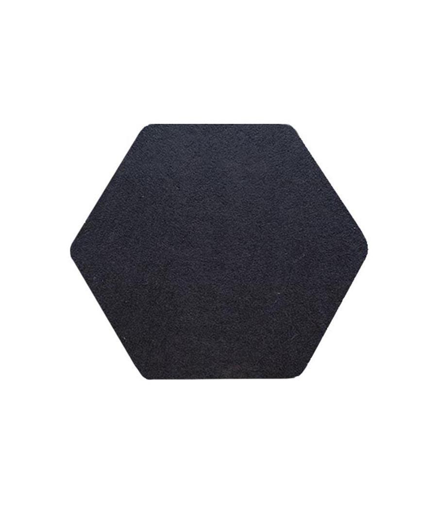 Audiodesigner ECOPLAN® Hexagon Ηχοαπορροφητικά Πάνελ 35 cm / 1.27 τ.μ. Μαύρο (4 Τεμάχια)