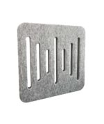 Audiodesigner Ecoplan Sounder Line Light Grey Νo Ιnserts Ηχοαπορροφητικό Πάνελ Πολυεστέρα 60x60x4 cm / 1.44 τ.μ. (4 Τεμάχια) - Image 4