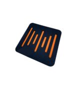 Audiodesigner Ecoplan Sounder Line Black/Orange Ηχοαπορροφητικά Πάνελ Πολυεστέρα 600x600x40 mm / 1.44 τ.μ. (4 Τεμάχια) - Image 4