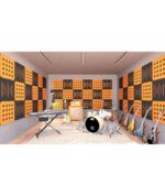 Audiodesigner Ecoplan Sounder Line Light Grey Νo Ιnserts Ηχοαπορροφητικό Πάνελ Πολυεστέρα 60x60x4 cm / 1.44 τ.μ. (4 Τεμάχια) - Image 3