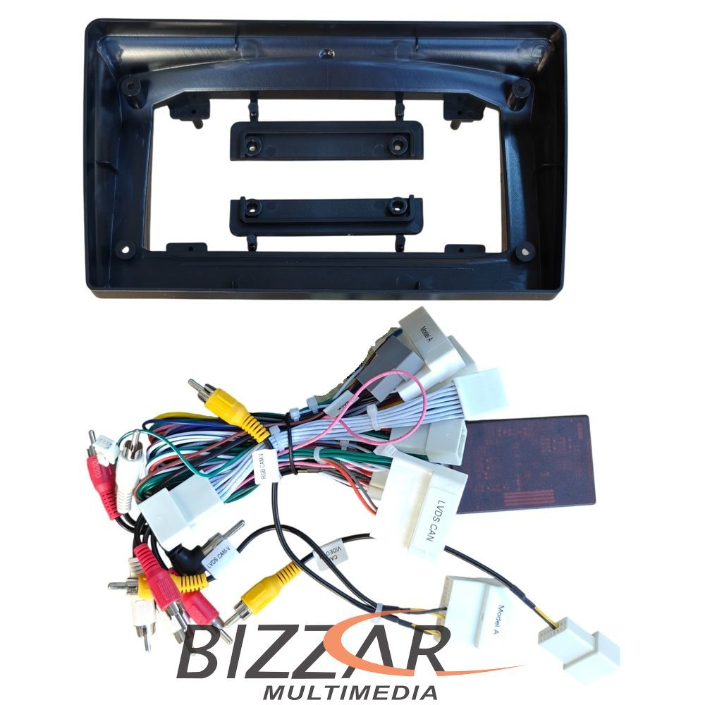 Πρόσοψη, Καλωδίωση & Canbus Για Nissan Navara 2010-2015 Για Tablet 9" (High Version)