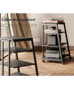 FITUEYES Eiffel AS07 Regular Έπιπλο Hi-Fi Rack Black - Image 3