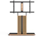 FITUEYES Cantor FT100 Oak Επιδαπέδια Βάση Τηλεόρασης 75"-100" με Ρυθμιζόμενο Ύψος & Κλίση - Image 4