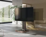 FITUEYES Cantor FT78 Black Επιδαπέδια Βάση Τηλεόρασης 43"-78" με Ρυθμιζόμενο Ύψος & Κλίση - Image 2