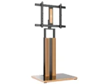 FITUEYES Cantor FT78 Light Oak Επιδαπέδια Βάση Τηλεόρασης 43"-78" με Ρυθμιζόμενο Ύψος & Κλίση - Image 4