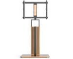 FITUEYES Cantor FT78 Light Oak Επιδαπέδια Βάση Τηλεόρασης 43"-78" με Ρυθμιζόμενο Ύψος & Κλίση - Image 3
