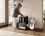 FITUEYES Eiffel RS05 Regular Έπιπλο Hi-Fi Rack Black - Image 2