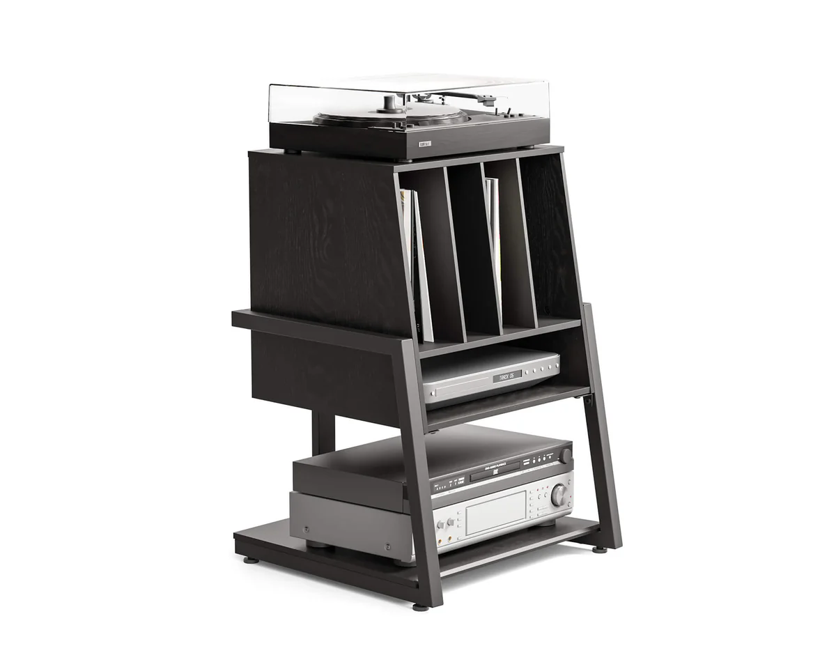 FITUEYES Eiffel RS05 Regular Έπιπλο Hi-Fi Rack Black