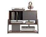 FITUEYES Eiffel RS10 Pro Walnut Retro Βάση Πικάπ & Αποθήκευσης Δίσκων Βινυλίου - Image 3