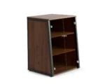 FITUEYES Eiffel V2 AS07 Πολυτελές HIFI Rack με Πορτάκια Walnut