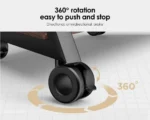 FITUEYES Floor Protective Casters Black Σετ 4 Τροχών Υψηλής Αντοχής με Φρένο για Προστασία Δαπέδου - Image 4