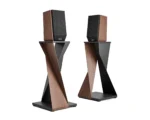 FITUEYES Eiffel SS Επιδαπέδιες Βάσεις Ηχείων Walnut (Ζεύγος)