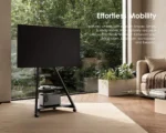 FITUEYES Eiffel FT65 Black Επιδαπέδια Βάση Τηλεόρασης με Ρόδες 32"-65" - Image 4