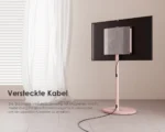 FITUEYES Master V2 FT65 Pink Επιδαπέδια Βάση Τηλεόρασης 32"-65" με Ρυθμιζόμενο Ύψος - Image 4