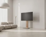 FITUEYES Zen FT65 Morandi Grey Επιδαπέδια Βάση Τηλεόρασης 32"-65" με Ξύλινη Βάση & Ρυθμιζόμενο Ύψος - Image 3