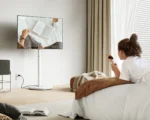 FITUEYES Master V2 FT65 White Επιδαπέδια Βάση Τηλεόρασης 32"-65" με Ρυθμιζόμενο Ύψος - Image 2