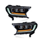 FULL LED HEADLIGHTS FORD RANGER ΦΑΝΑΡΙΑ 2016+ T7 T8 ΕΡΓΟΣΤΑΣΙΑΚΗ ΕΦΑΡΜΟΓΗ PLUG & PLAY LEDEVO 2 ΤΜΧ - Image 4